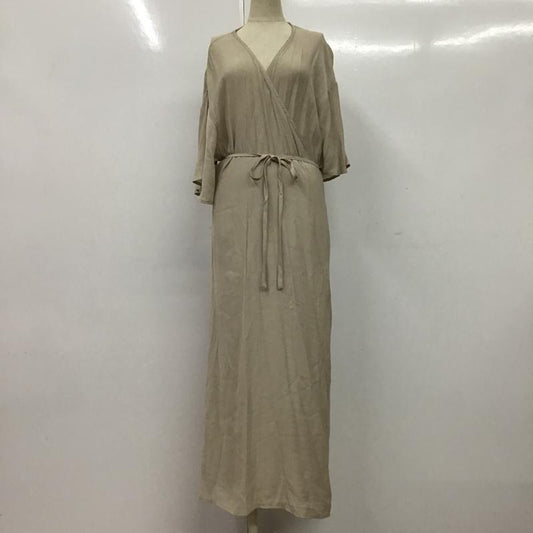 ニコアンド niko and... カーディガン 長袖 L 無地 ベージュ / ベージュ /  レディース USED 古着 中古 10074407
