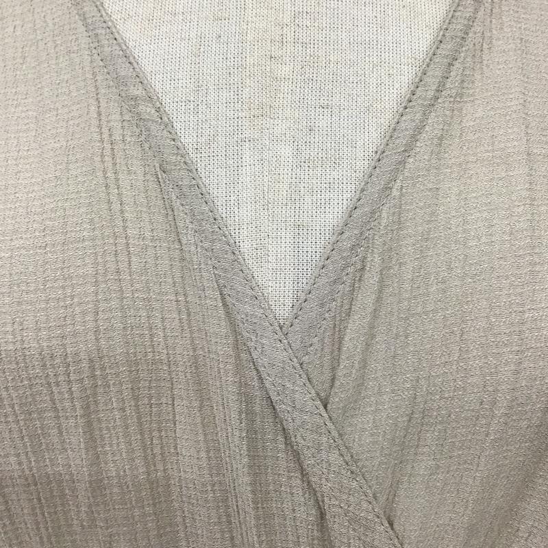 ニコアンド niko and... カーディガン 長袖 L 無地 ベージュ / ベージュ /  レディース USED 古着 中古 10074407