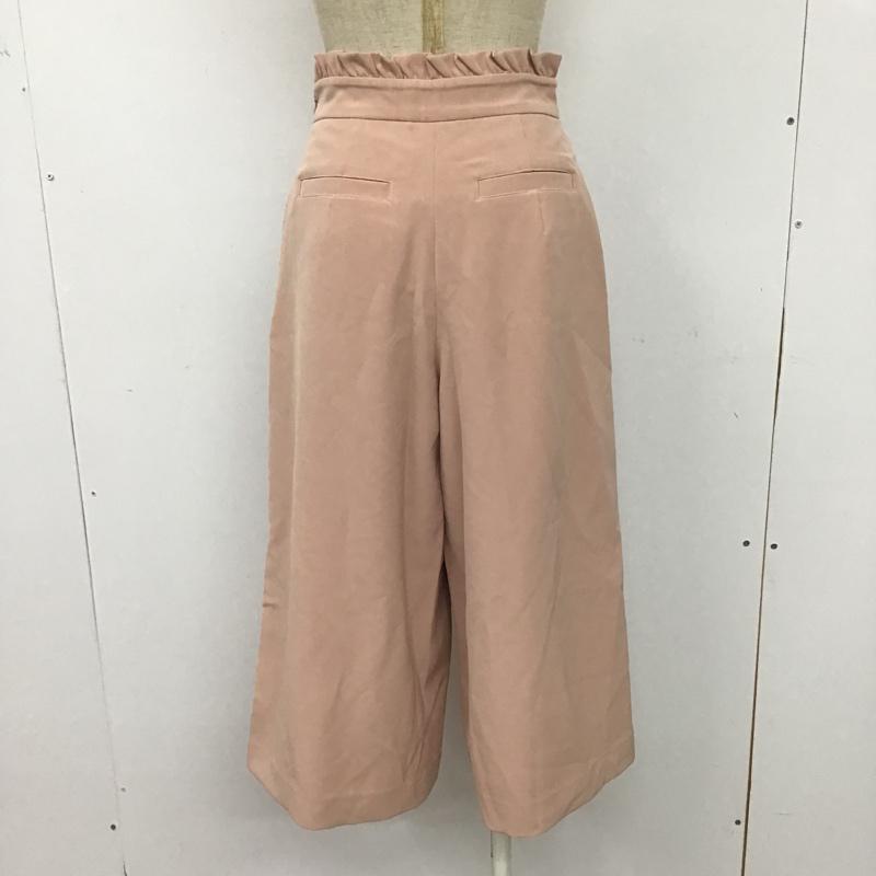 プロポーションボディドレッシング PROPORTION BODY DRESSING ボトムス ボトムス タグ付 121-7130202 Iラインガウチョパンツ 2 無地 桃 / ピンク /  レディース USED 古着 中古 10074436