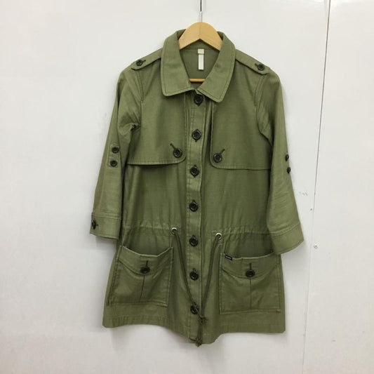 サイラス SILAS コート トレンチコート 11101503 S 無地 カーキ / カーキ /  レディース USED 古着 中古 10074476