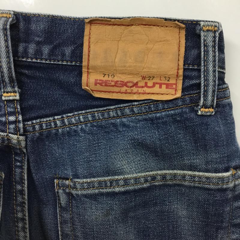 リゾルト RESOLUTE パンツ デニム、ジーンズ 27インチ 無地 インディゴ / インディゴ /  メンズ USED 古着 中古 10074492