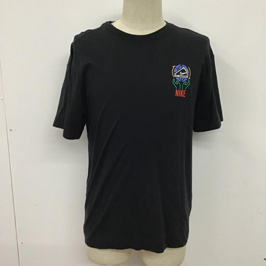 ナイキ NIKE Tシャツ 半袖 S ロゴ、文字 黒 / ブラック /  メンズ USED 古着 中古 10074553