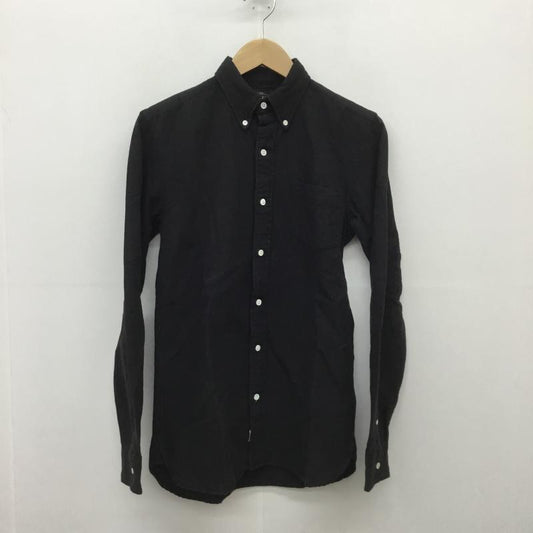 ダブルアールエル RRL シャツ、ブラウス 長袖 XS 無地 黒 / ブラック /  メンズ USED 古着 中古 10074610
