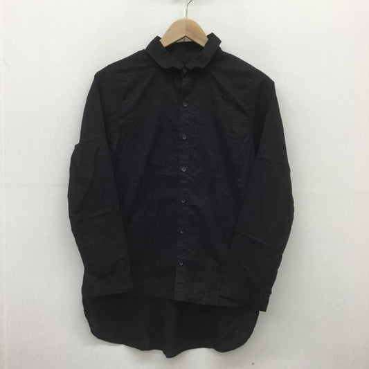 ネストローブ nest Robe シャツ、ブラウス 長袖 無地 黒 / ブラック /  レディース USED 古着 中古 10074624
