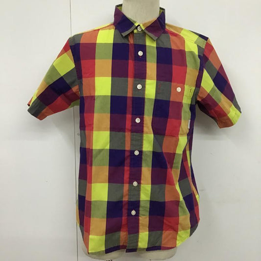 コロンビア Columbia シャツ、ブラウス 半袖 チェックシャツ M チェック マルチカラー / マルチカラー /  メンズ USED 古着 中古 10074712