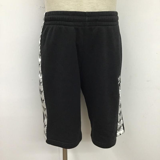 アディダス adidas パンツ ショートパンツ ハーフパンツ M 無地 黒 / ブラック /  メンズ USED 古着 中古 10074733