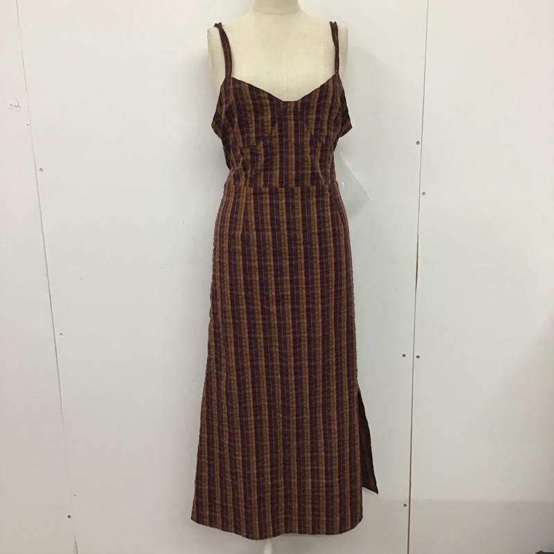 スライ SLY ワンピース ロングスカート 030CAZ33-4080 TOSCA CHECK JUMPER SK タグ付 2 チェック マルチカラー / マルチカラー /  レディース USED 古着 中古 10074806