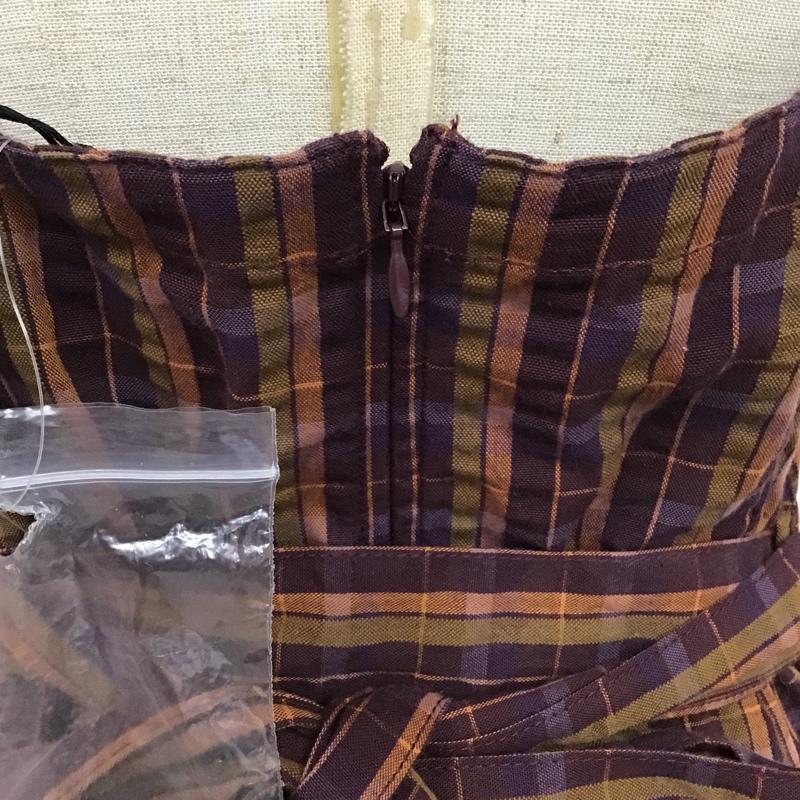 スライ SLY ワンピース ロングスカート 030CAZ33-4080 TOSCA CHECK JUMPER SK タグ付 2 チェック マルチカラー / マルチカラー /  レディース USED 古着 中古 10074806