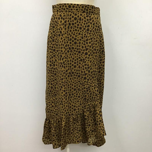 スライ SLY スカート ロングスカート 030CAM31-5540 BELL MOTT ROUND HEM スカート 2 総柄 X ヒョウ柄・レオパード柄 マルチカラー / マルチカラー /  レディース USED 古着 中古 10074807