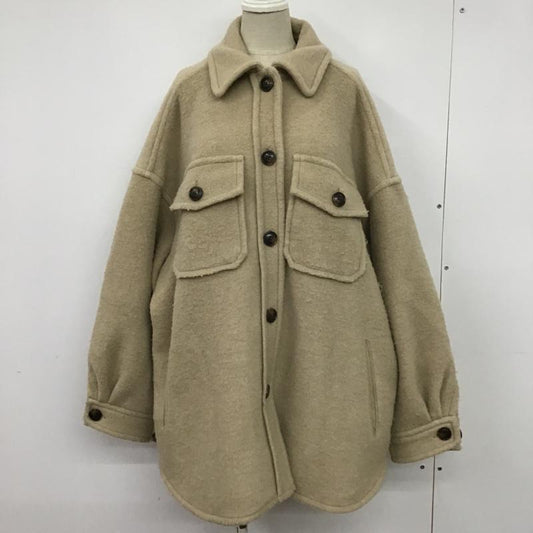 ローリーズファーム LOWRYS FARM ジャケット、上着 ジャケット、ブレザー FREE 無地 ベージュ / ベージュ /  レディース USED 古着 中古 10074817