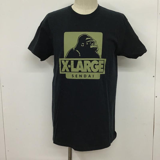 エクストララージ XLARGE Tシャツ 半袖 M プリント 黒 / ブラック /  メンズ USED 古着 中古 10074942