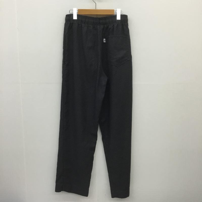 ユーズドクロージング used clothes パンツ スラックス UNCOMMON THREADS アンコモンスレッズ イージーパンツ S 千鳥格子 黒 / ブラック /  メンズ USED 古着 中古 10075047