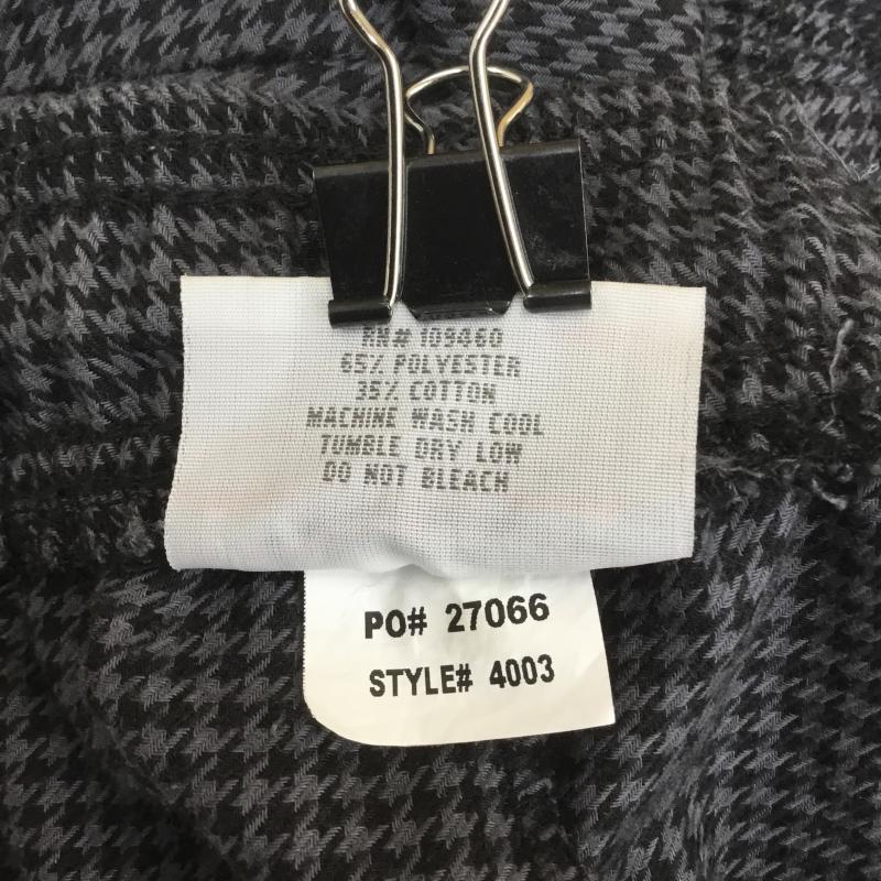 ユーズドクロージング used clothes パンツ スラックス UNCOMMON THREADS アンコモンスレッズ イージーパンツ S 千鳥格子 黒 / ブラック /  メンズ USED 古着 中古 10075047