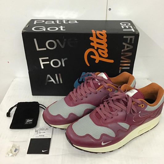 ナイキ NIKE スニーカー スニーカー DO9549 001 AIR MAX 1 P 28.5cm 箱有 28.5cm ロゴ、文字 紫 / パープル / X 橙 / オレンジ / X 灰 / グレー /  メンズ USED 古着 中古 10075146