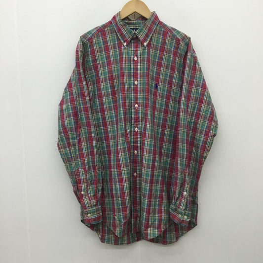 ラルフローレン RALPHLAUREN シャツ、ブラウス 長袖 L チェック メンズ USED 古着 中古 10075155