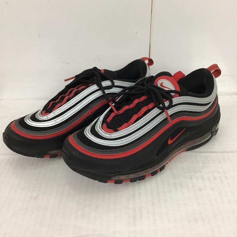 ナイキ NIKE スニーカー スニーカー 921826 014 AIR MAX 97 27cm 27.0cm ワンポイント 黒 / ブラック / X 灰 / グレー / X 赤 / レッド /  メンズ USED 古着 中古 10075186