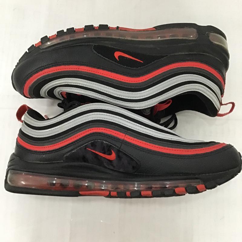 ナイキ NIKE スニーカー スニーカー 921826 014 AIR MAX 97 27cm 27.0cm ワンポイント 黒 / ブラック / X 灰 / グレー / X 赤 / レッド /  メンズ USED 古着 中古 10075186