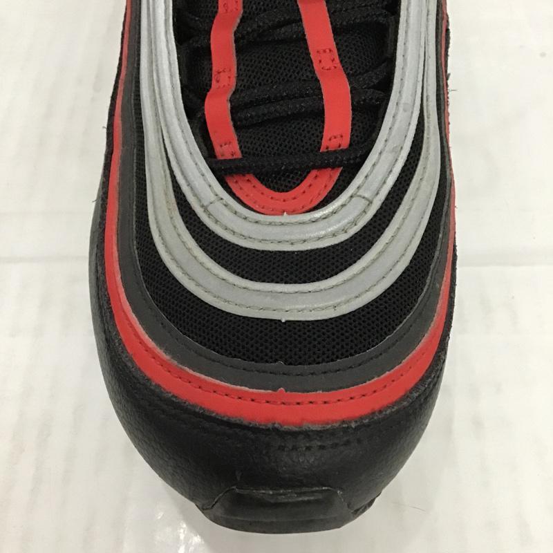 ナイキ NIKE スニーカー スニーカー 921826 014 AIR MAX 97 27cm 27.0cm ワンポイント 黒 / ブラック / X 灰 / グレー / X 赤 / レッド /  メンズ USED 古着 中古 10075186