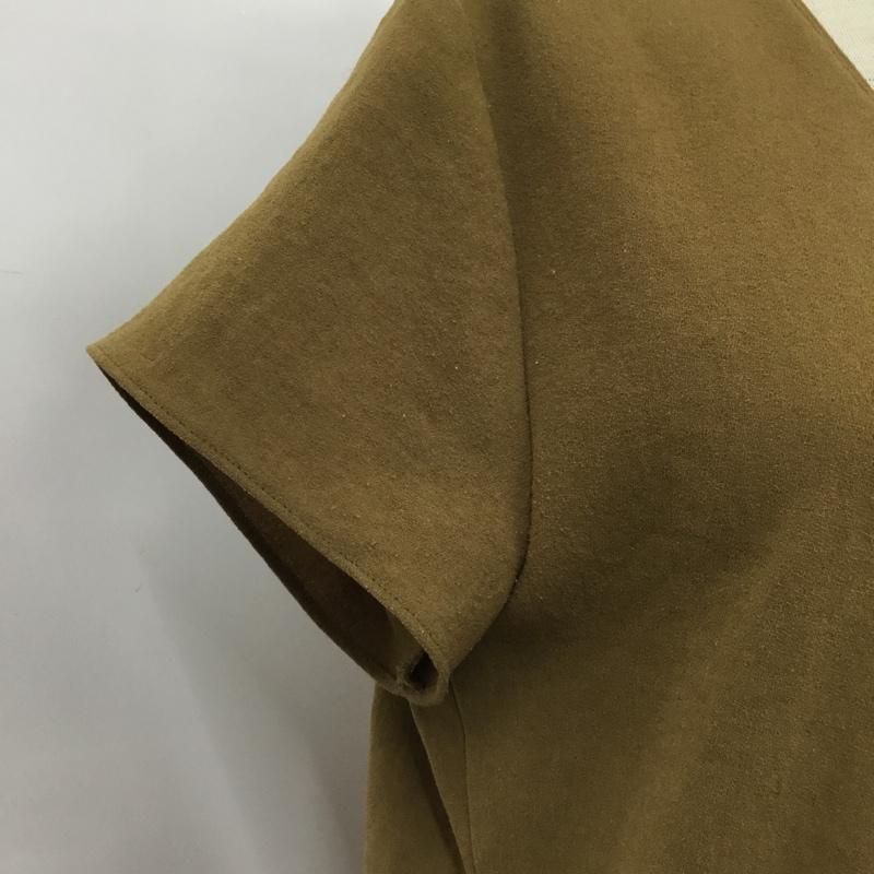 スティーブンアラン Steven Alan カットソー 半袖 無地 茶 / ブラウン /  レディース USED 古着 中古 10075265