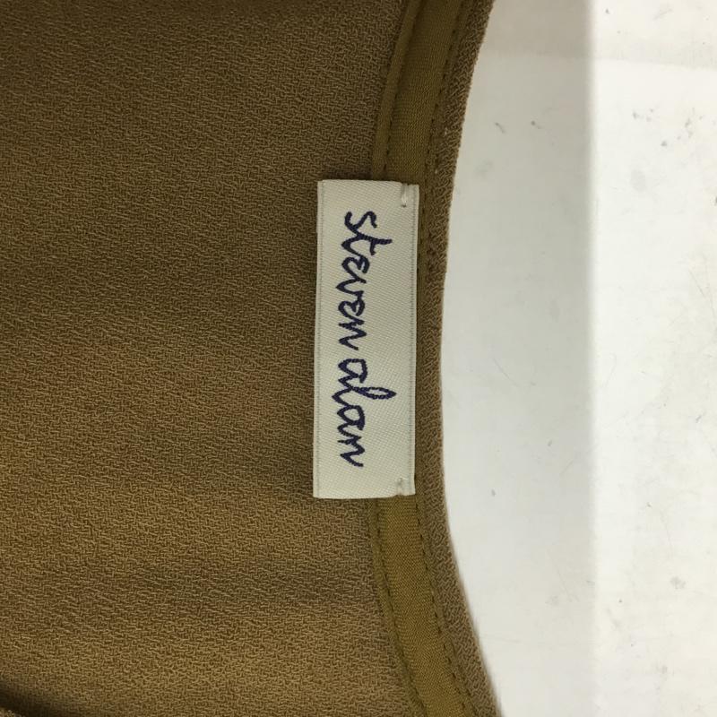 スティーブンアラン Steven Alan カットソー 半袖 無地 茶 / ブラウン /  レディース USED 古着 中古 10075265