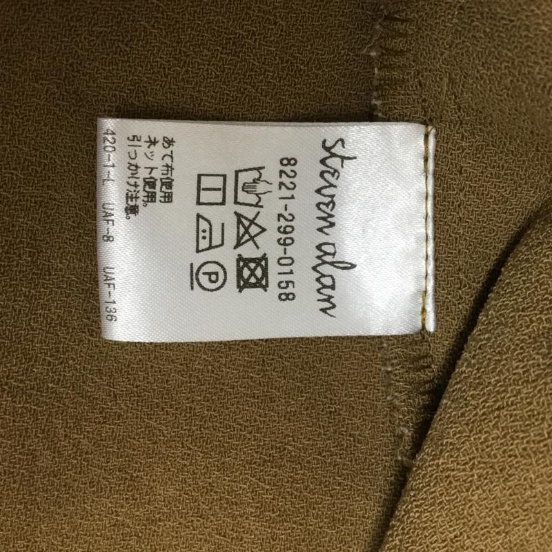スティーブンアラン Steven Alan カットソー 半袖 無地 茶 / ブラウン /  レディース USED 古着 中古 10075265