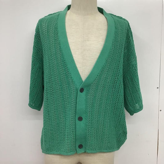ハレ HARE カーディガン 半袖 HA020263AD FREE 無地 緑 / グリーン /  メンズ USED 古着 中古 10075334