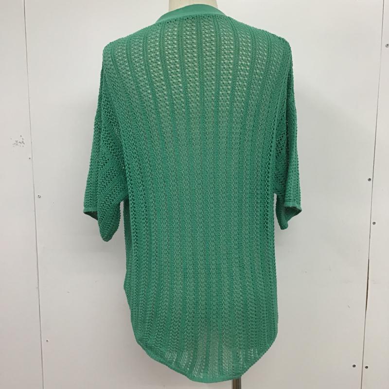 ハレ HARE カーディガン 半袖 HA020263AD FREE 無地 緑 / グリーン /  メンズ USED 古着 中古 10075334
