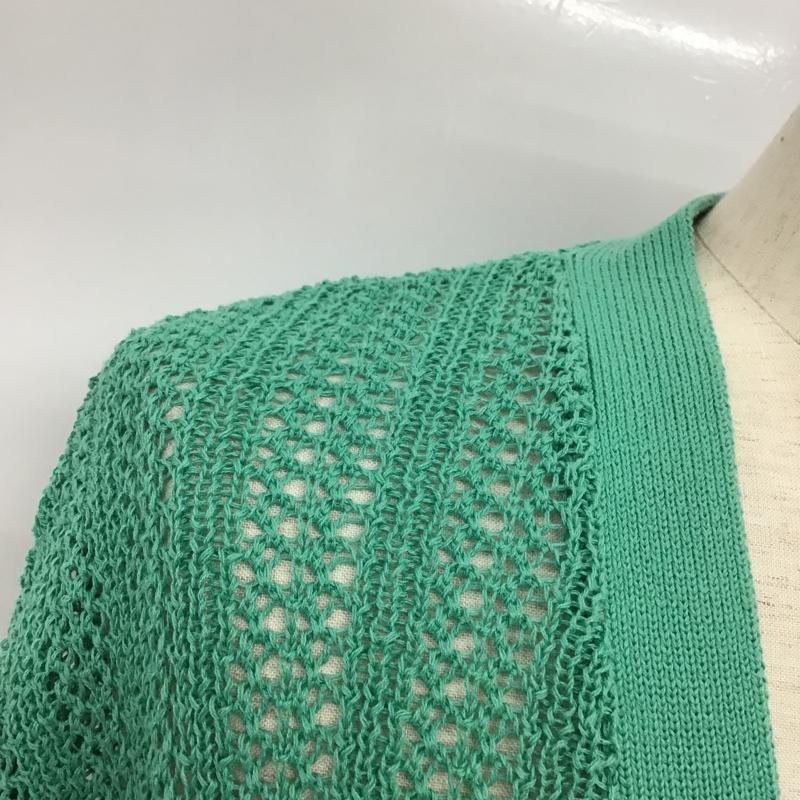 ハレ HARE カーディガン 半袖 HA020263AD FREE 無地 緑 / グリーン /  メンズ USED 古着 中古 10075334