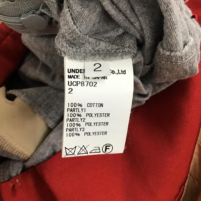 アンダーカバー UNDERCOVER ワンピース ひざ丈スカート UCP8702 2 無地 灰 / グレー / X 茶 / ブラウン / X 赤 / レッド /  レディース USED 古着 中古 10075369