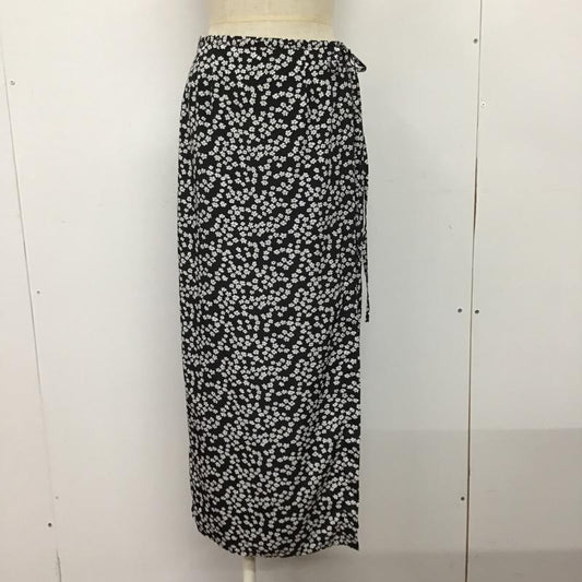 スライ SLY スカート ロングスカート 030CSA31-5150 VERONIKA DOTS WARP SK 0 総柄 黒 / ブラック / X 白 / ホワイト /  レディース USED 古着 中古 10075374
