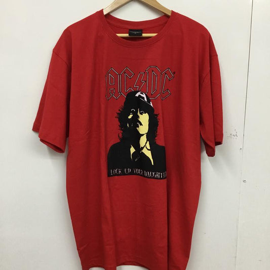 古着 USED Tシャツ 半袖 movie music バンT XL プリント 赤 / レッド /  メンズ USED 古着 中古 10075443