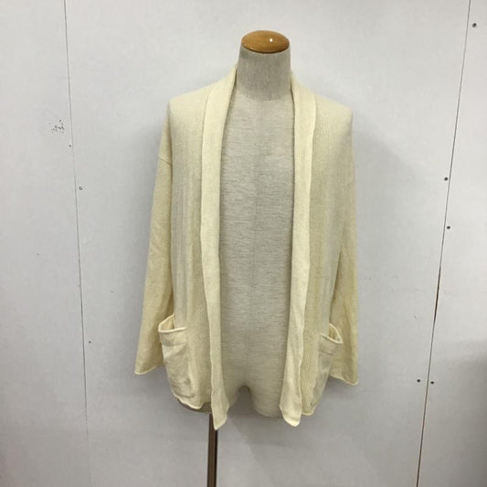 ブルーワーク BLUE WORK カーディガン 長袖 XS 無地 白 / ホワイト /  メンズ USED 古着 中古 10075646