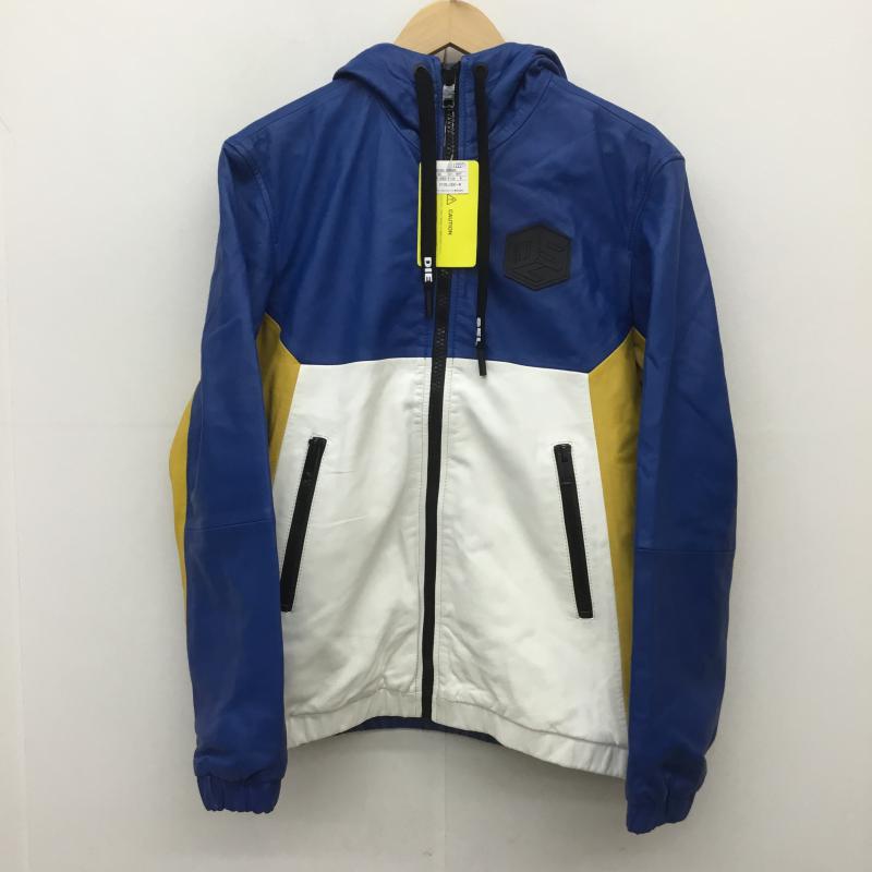 ディーゼル DIESEL ジャケット、上着 レザージャケット S 青 / ブルー /  メンズ USED 古着 中古 10075716
