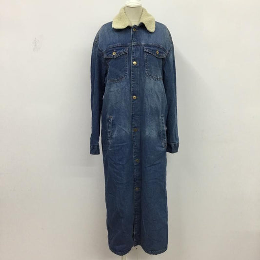 ザラ ZARA コート コート一般 デニム 内ボア XS 無地 インディゴ / インディゴ /  レディース USED 古着 中古 10075786