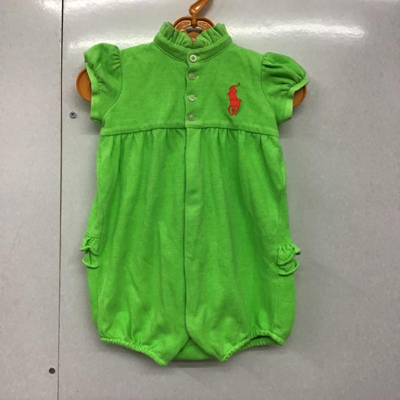 ラルフローレン RALPHLAUREN ウェア ウェア ベビー 75cm ロンパース 半袖 ワンポイント 薄緑 / ライトグリーン /  ガールズ USED 古着 中古 10076007