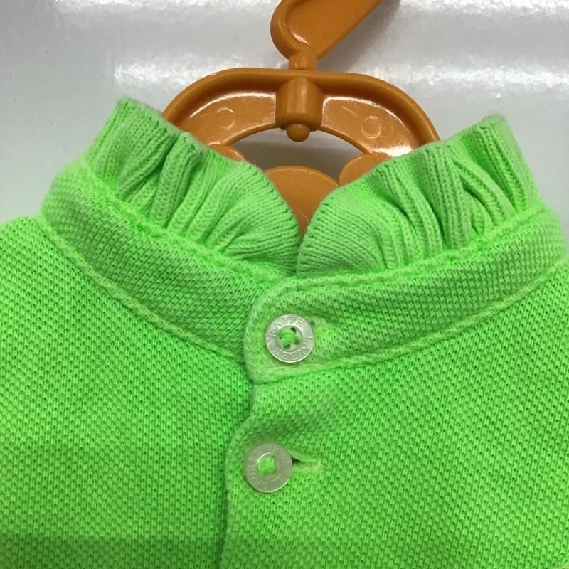 ラルフローレン RALPHLAUREN ウェア ウェア ベビー 75cm ロンパース 半袖 ワンポイント 薄緑 / ライトグリーン /  ガールズ USED 古着 中古 10076007
