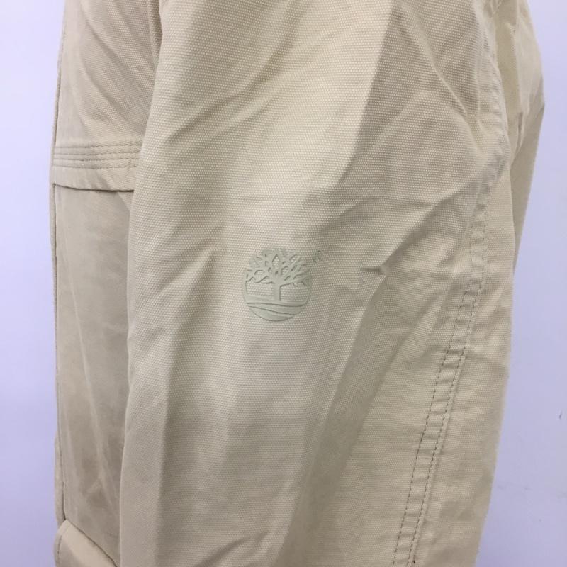 ティンバーランド Timberland ジャケット、上着 ジャケット、ブレザー 89650 マウンテンパーカー S 無地 ベージュ / ベージュ / X ダークブラウン / ダークブラウン /  メンズ USED 古着 中古 10076098