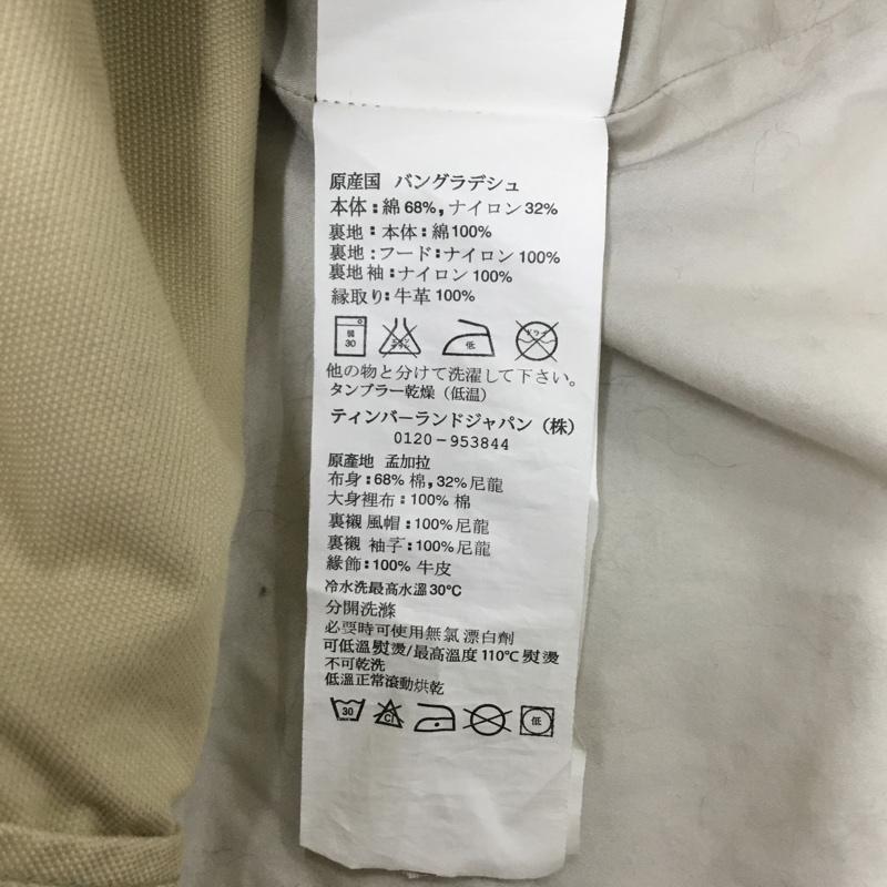 ティンバーランド Timberland ジャケット、上着 ジャケット、ブレザー 89650 マウンテンパーカー S 無地 ベージュ / ベージュ / X ダークブラウン / ダークブラウン /  メンズ USED 古着 中古 10076098