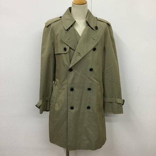 ジュンメン JUNMEN コート トレンチコート L 無地 カーキ / カーキ /  メンズ USED 古着 中古 10076225