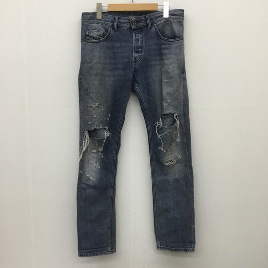 ディーゼル ブラック ゴールド DIESEL BLACK GOLD パンツ デニム、ジーンズ ダメージ加工 30インチ ダメージ加工 青 / ブルー /  メンズ USED 古着 中古 10076242
