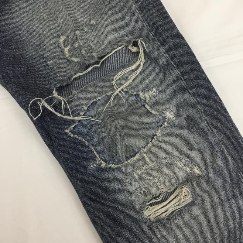 ディーゼル ブラック ゴールド DIESEL BLACK GOLD パンツ デニム、ジーンズ ダメージ加工 30インチ ダメージ加工 青 / ブルー /  メンズ USED 古着 中古 10076242