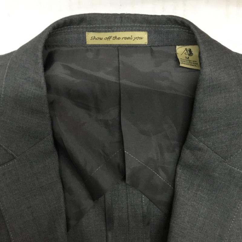 ジャーナルスタンダード JOURNAL STANDARD ジャケット、上着 ジャケット、ブレザー 15-010-600-8220-3-0 テーラード M 無地 灰 / グレー /  メンズ USED 古着 中古 10076256