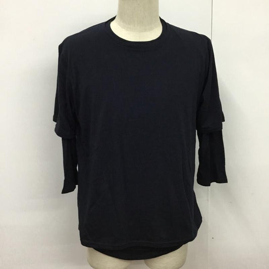 レイジブルー RAGEBLUE Tシャツ 七分袖 RB020267N9 半袖 2枚セット M 無地 紺 / ネイビー /  メンズ USED 古着 中古 10076257