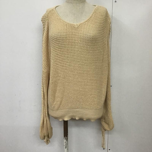 メルロー merlot ニット、セーター 長袖 無地 マルチカラー / マルチカラー /  レディース USED 古着 中古 10076296