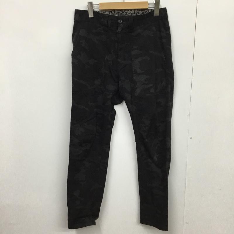 ヴォーギッシュ VOGUISH パンツ ワークパンツ、ペインターパンツ G0851FP ストレッチ S カモフラージュ柄・迷彩 黒 / ブラック / X ダークグレー / ダークグレー /  メンズ USED 古着 中古 10076307