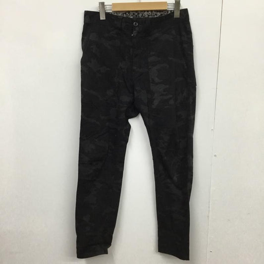 ヴォーギッシュ VOGUISH パンツ ワークパンツ、ペインターパンツ G0851FP ストレッチ S カモフラージュ柄・迷彩 黒 / ブラック / X ダークグレー / ダークグレー /  メンズ USED 古着 中古 10076307