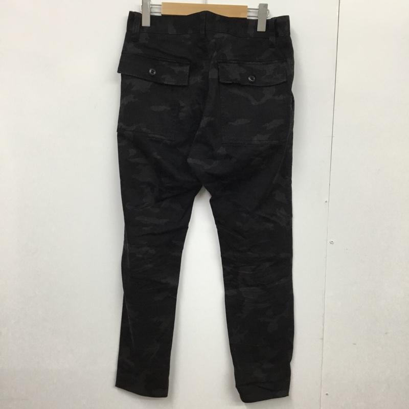 ヴォーギッシュ VOGUISH パンツ ワークパンツ、ペインターパンツ G0851FP ストレッチ S カモフラージュ柄・迷彩 黒 / ブラック / X ダークグレー / ダークグレー /  メンズ USED 古着 中古 10076307