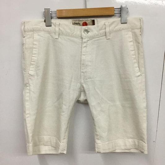 ノティファイ NOTIFY パンツ ショートパンツ 30 ロゴ、文字 白 / ホワイト /  メンズ USED 古着 中古 10076323