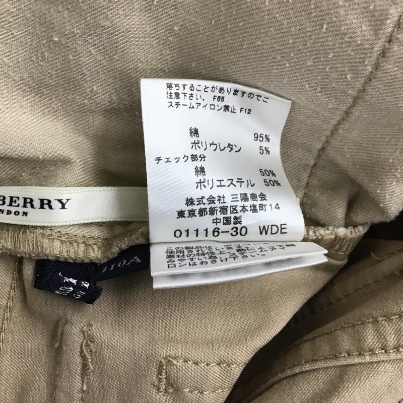 バーバリーロンドン Burberry London パンツ チノパン BQ895-326-40 キッズ 110cm ストレッチ 110cm 無地 ベージュ / ベージュ /  ボーイズ USED 古着 中古 10076493