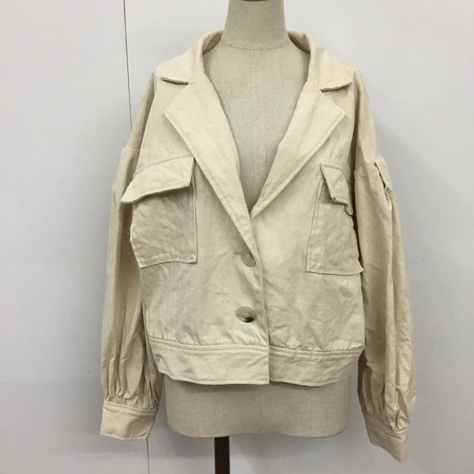 古着 USED ジャケット、上着 ジャケット、ブレザー mline FREE 無地 白 / ホワイト /  レディース USED 古着 中古 10076568